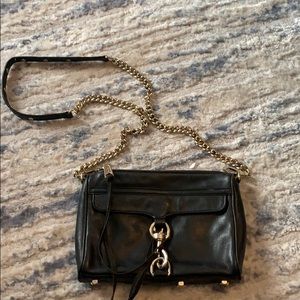 Rebecca Minkoff mini M.A.C black crossbody bag